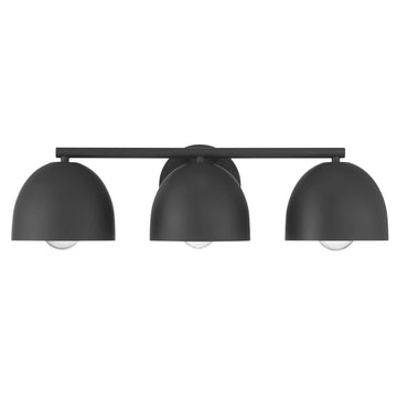 Erling 3 Light Medium 22 Inch Vanity Lighting Hunter Matte Black 