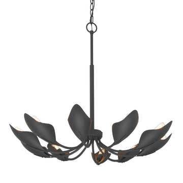 Juneway 10 Light Medium 28 Inch Chandelier Lighting Hunter Matte Black 