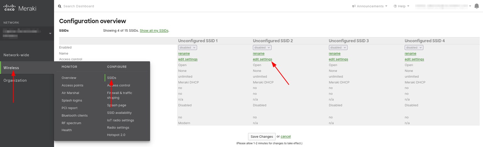 Meraki EAP-TLS Wi-Fi setup