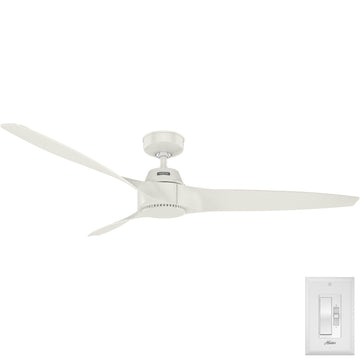 Mosley Outdoor ENERGY STAR 60 inch Ceiling Fans Hunter Fresh White - Fresh White 
