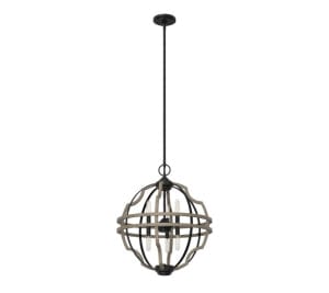 Stone Creek Pendant in french oak finish