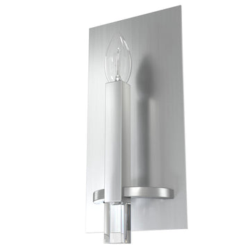 Sunjai Wall Sconce 1 Light Lighting Hunter Brushed Nickel 