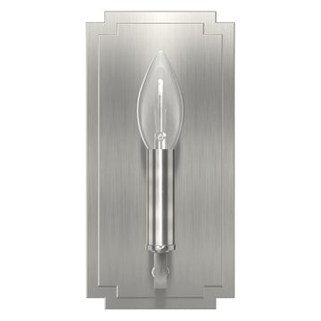 Zoanne Wall Sconce 1 Light Lighting Hunter Brushed Nickel 